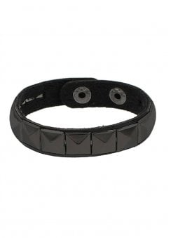 Black-Out Pyramid Stud Wristband