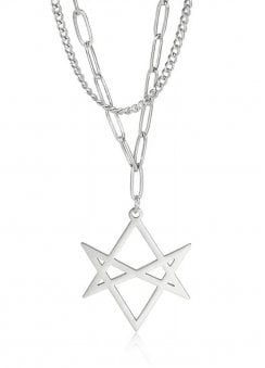 Double Chain Hexagram Necklace