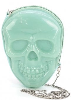 Glow In the Dark Skull Head Crossbody Bag