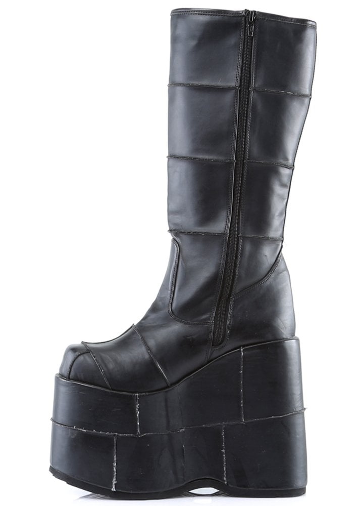 demonia stack boots