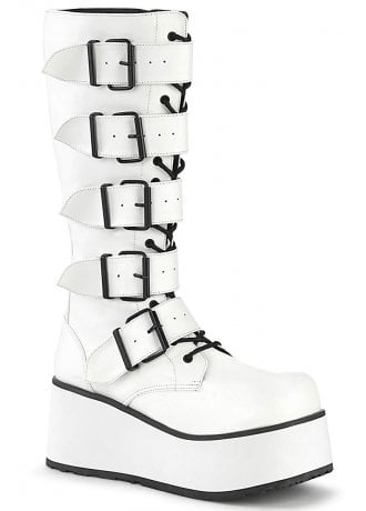 DemoniaCult DemoniaCult Trashville 518 White Boot