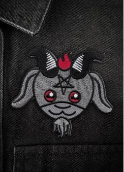 Cute Baphomet Iron On Patch