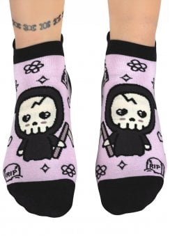 Grim Reaper Ankle Socks