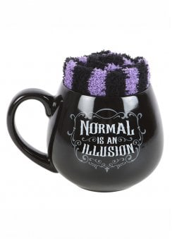 Normal Is An Illusion Mug & Sock Set