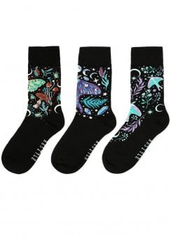 3 Pack Floral Socks Presentation Box