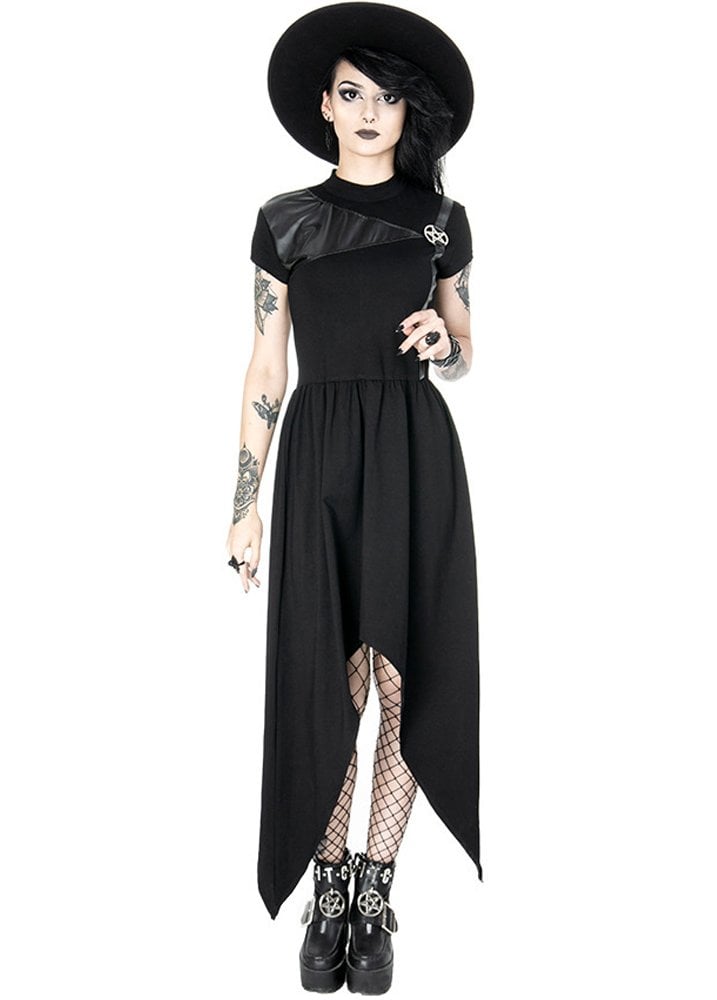 Restyle Pentagram Gothic Tunic Dress Attitude Clothing