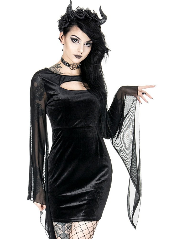 Restyle Salem Gothic Dress Attitude Clothing